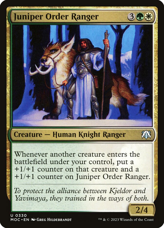 Juniper Order Ranger: March of the Machine Commander