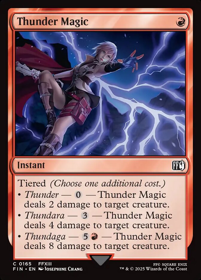 Thunder Magic - (Foil): Final Fantasy