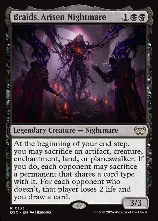Braids, Arisen Nightmare: Duskmourn: House of Horror Commander