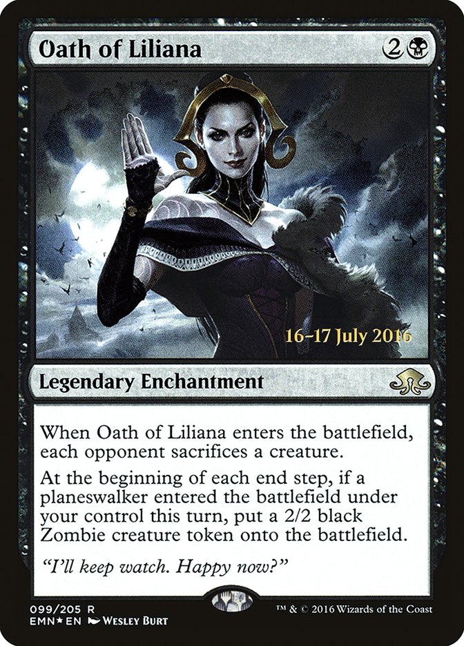 Oath of Liliana - (Foil): Eldritch Moon Promos