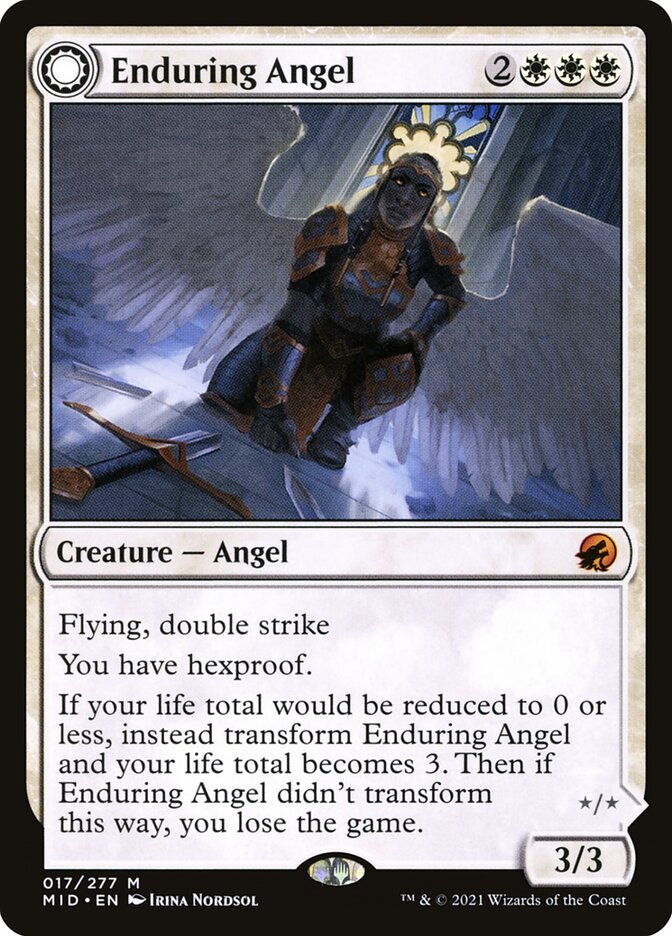 Enduring Angel // Angelic Enforcer: Innistrad: Midnight Hunt
