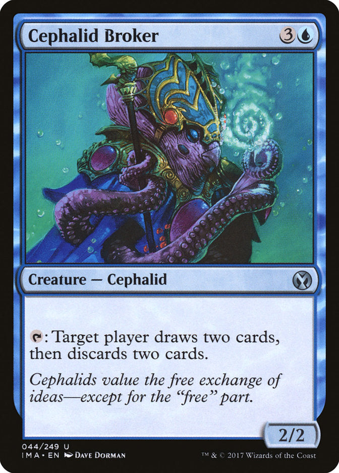 Cephalid Broker - (Foil): Iconic Masters