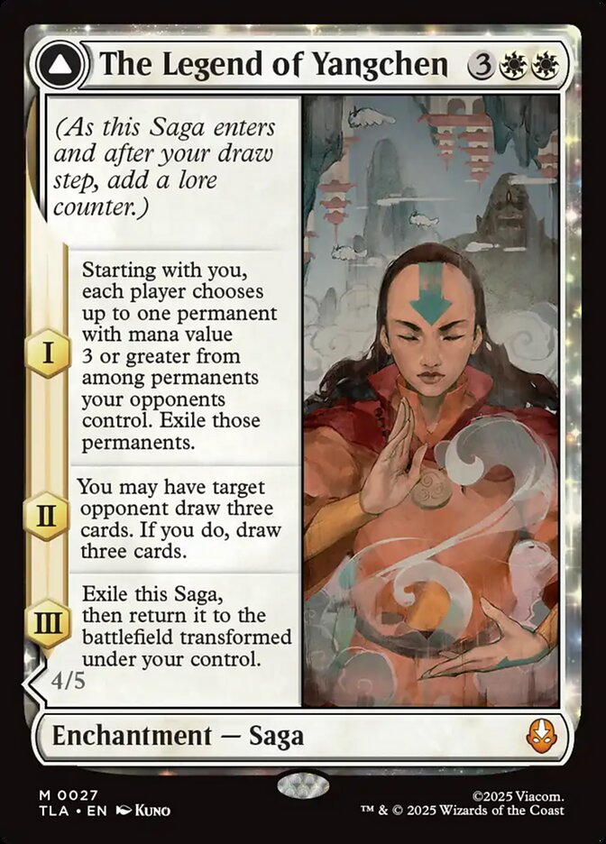 The Legend of Yangchen // Avatar Yangchen - (Foil): Avatar: The Last Airbender