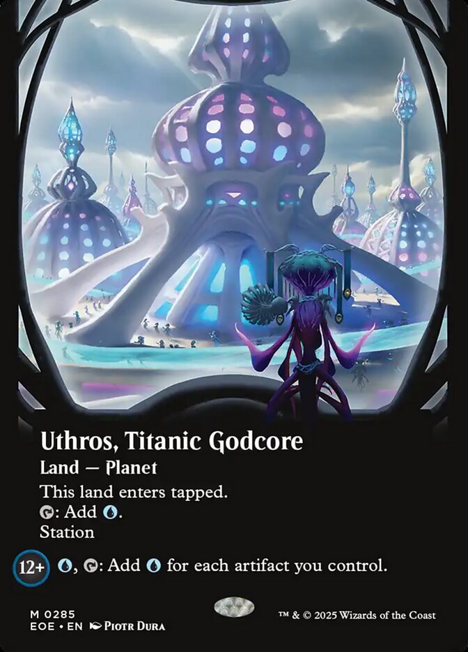 Uthros, Titanic Godcore (Borderless) - (Foil): Edge of Eternities