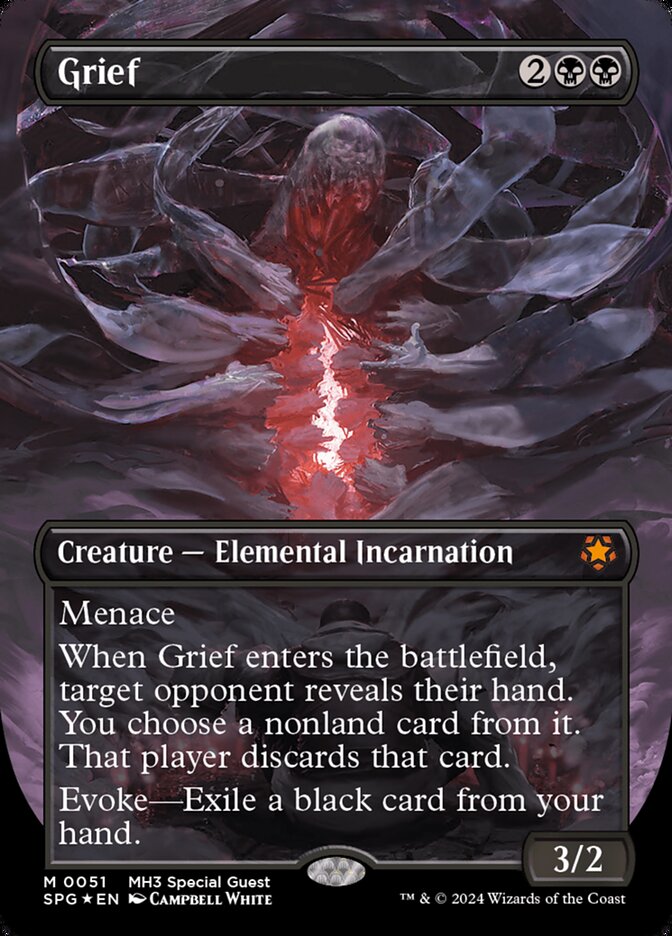 Grief (Borderless) (Textured Foil) - (Foil): Special Guests