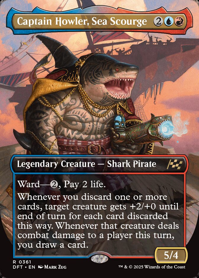 Captain Howler, Sea Scourge (Borderless): Aetherdrift