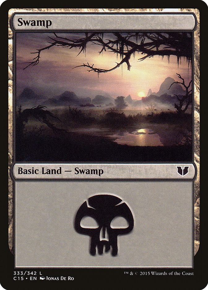 Swamp (#333): Commander 2015