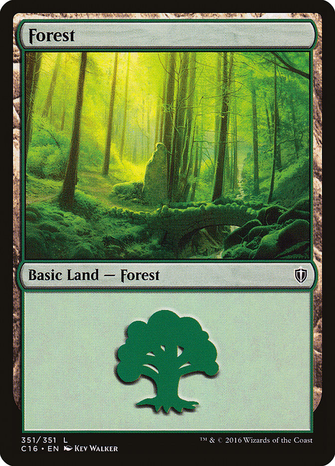 Forest (#351): Commander 2016