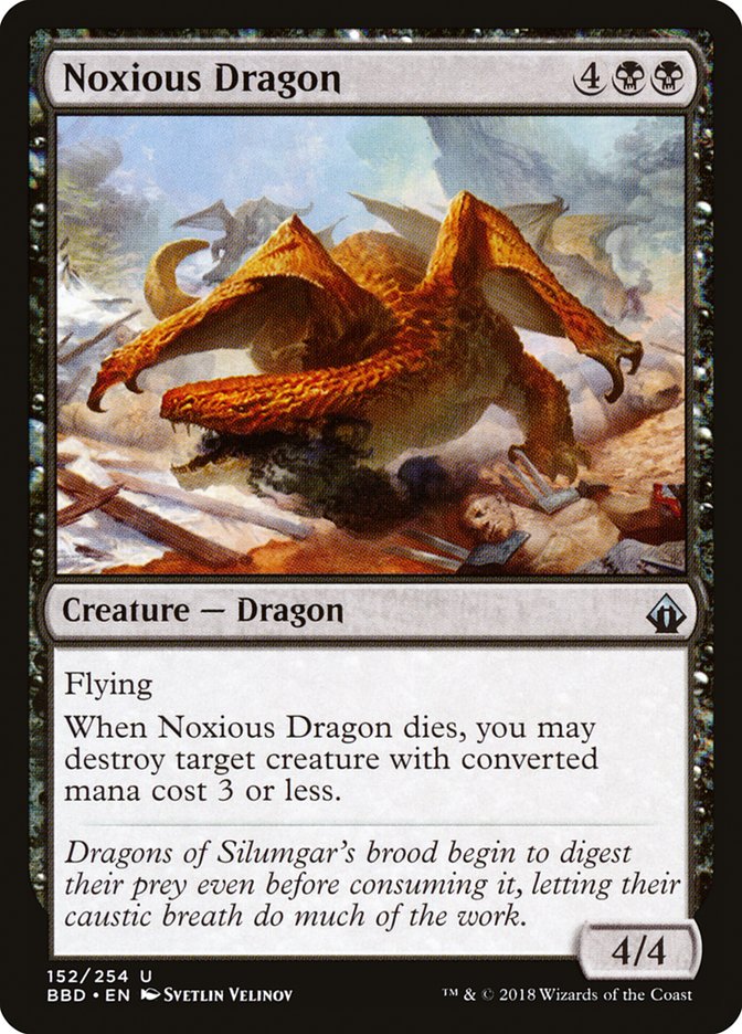 Noxious Dragon - (Foil): Battlebond