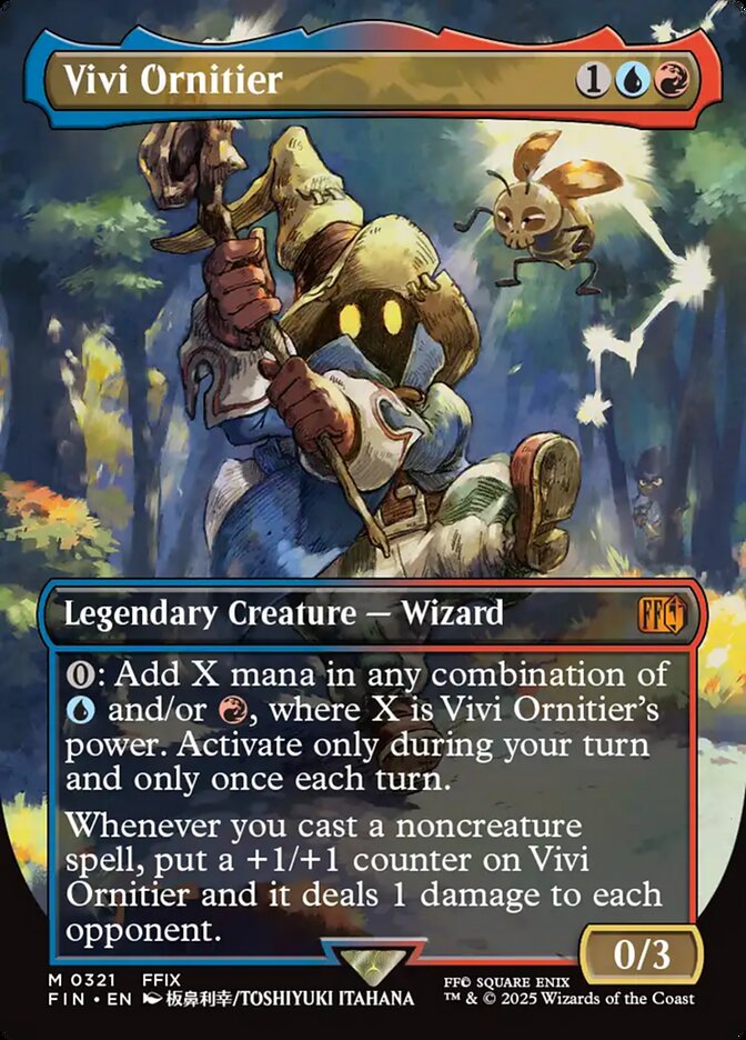 Vivi Ornitier (#321) (Borderless) - (Foil): Final Fantasy