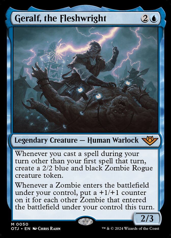 Geralf, the Fleshwright - (Foil): Outlaws of Thunder Junction