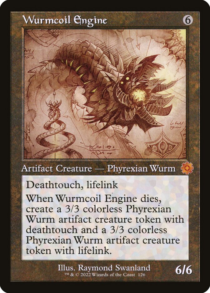 Wurmcoil Engine (#126) (Retro Frame) - (Foil): The Brothers' War Retro Artifacts
