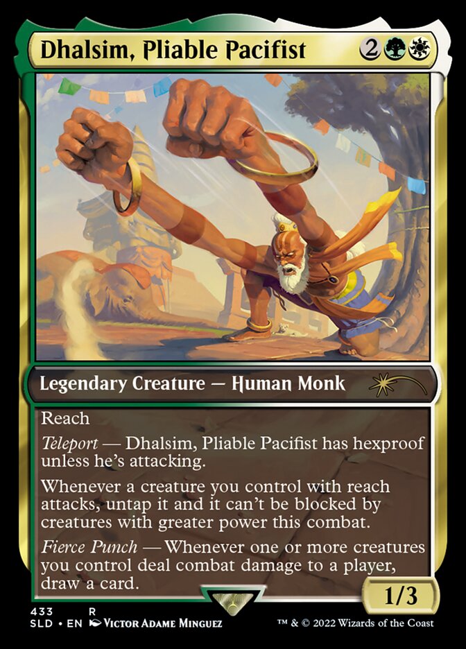 Dhalsim, Pliable Pacifist (Street Fighter) (Secret Lair) (Full Art): Secret Lair Drop