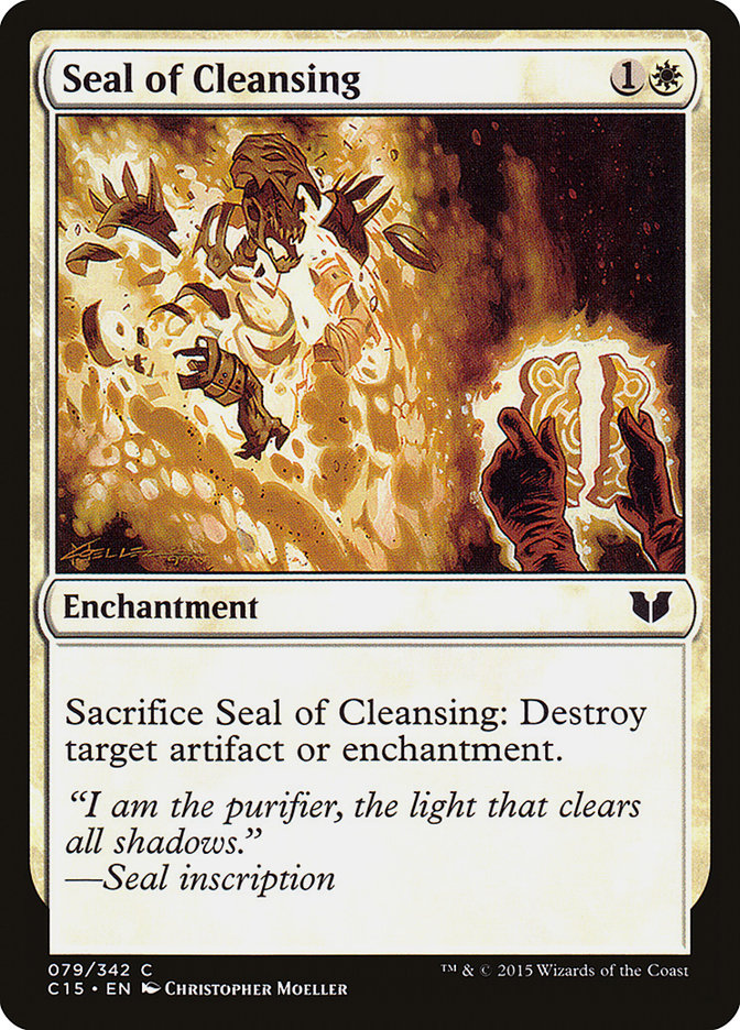 Seal of Cleansing: Commander 2015