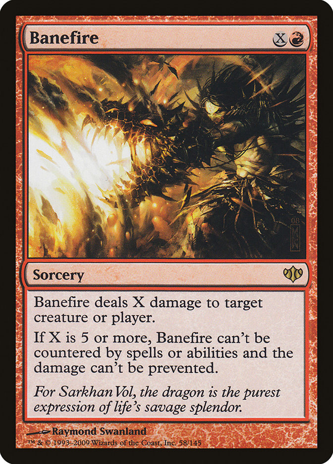 Banefire - (Foil): Conflux