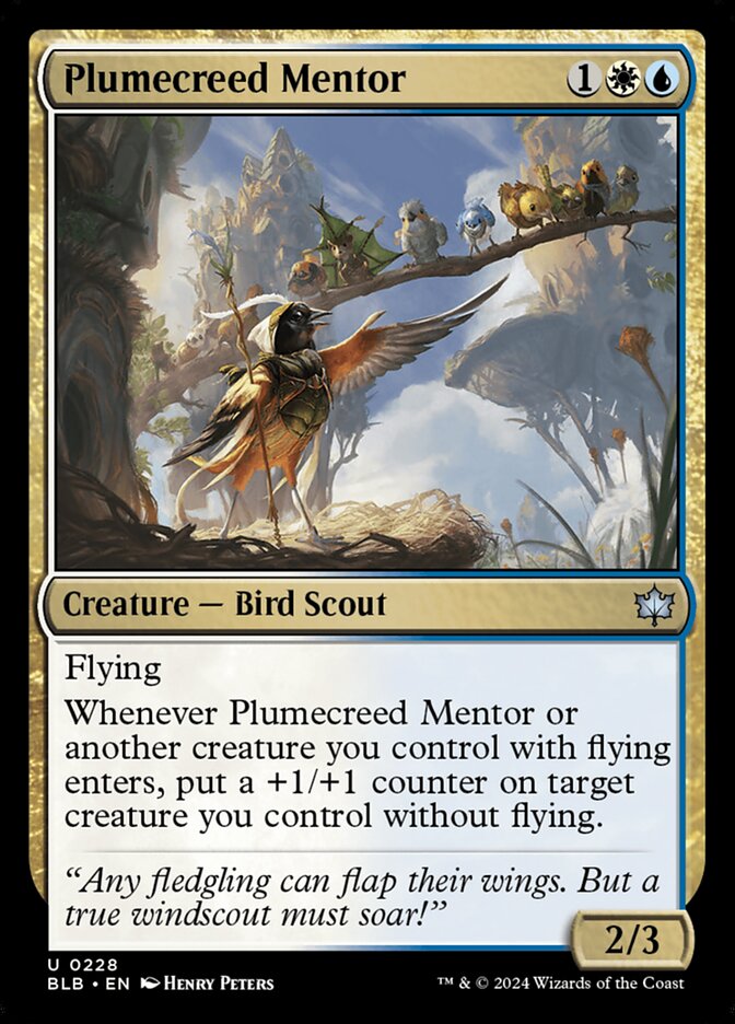 Plumecreed Mentor: Bloomburrow