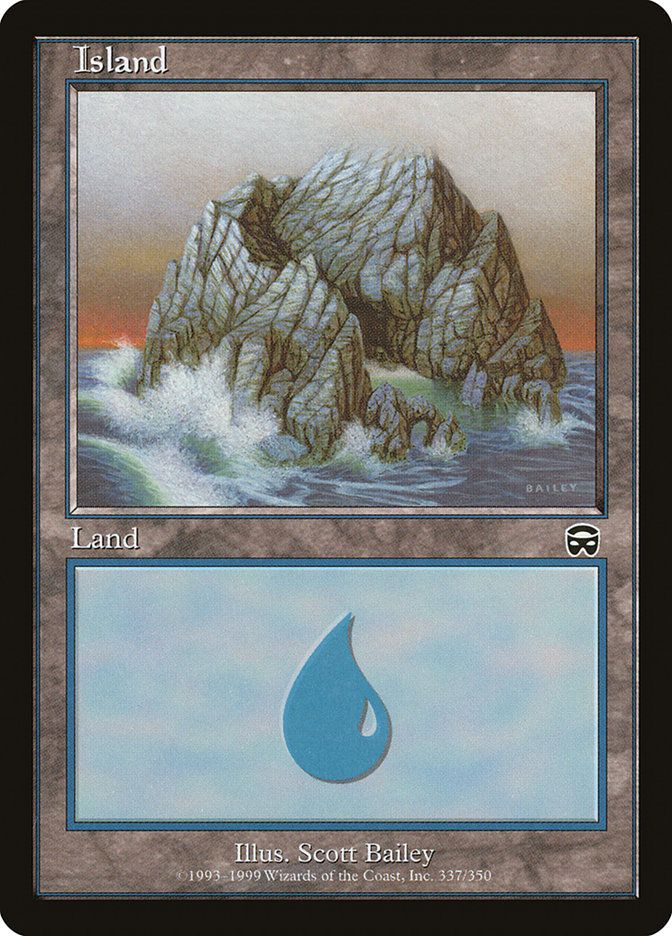 Island (#337) - (Foil): Mercadian Masques