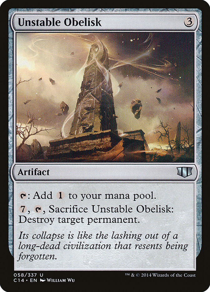 Unstable Obelisk: Commander 2014