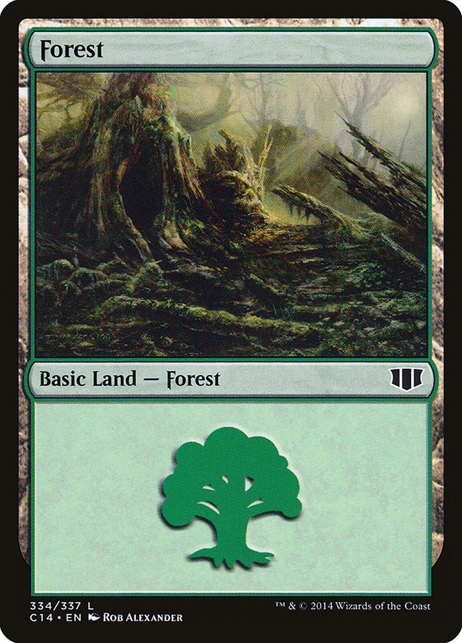 Forest (#334): Commander 2014