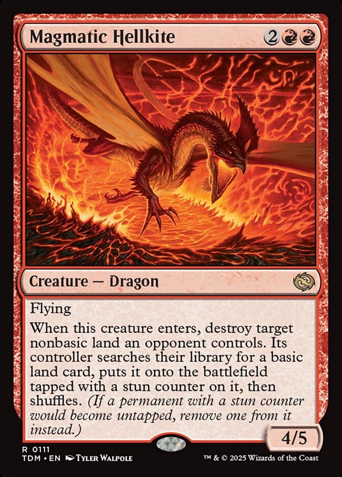 Magmatic Hellkite: Tarkir: Dragonstorm