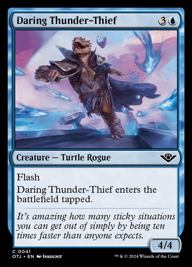 Daring Thunder-Thief - (Foil): Outlaws of Thunder Junction