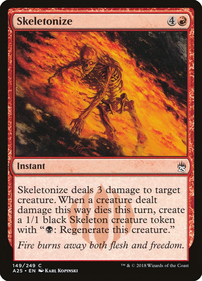 Skeletonize: Masters 25