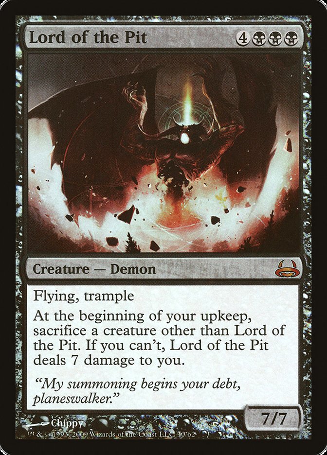 Lord of the Pit - (Foil): Duel Decks: Divine vs. Demonic