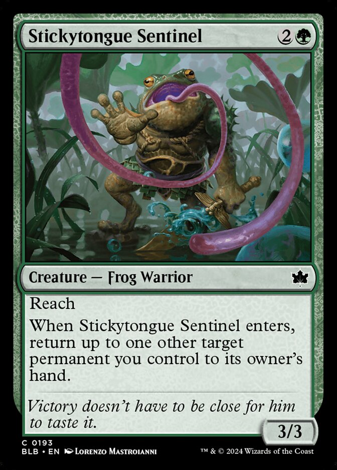 Stickytongue Sentinel: Bloomburrow
