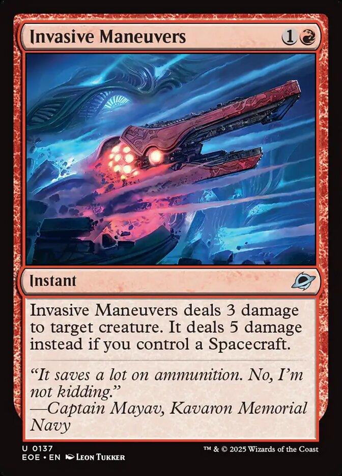 Invasive Maneuvers: Edge of Eternities