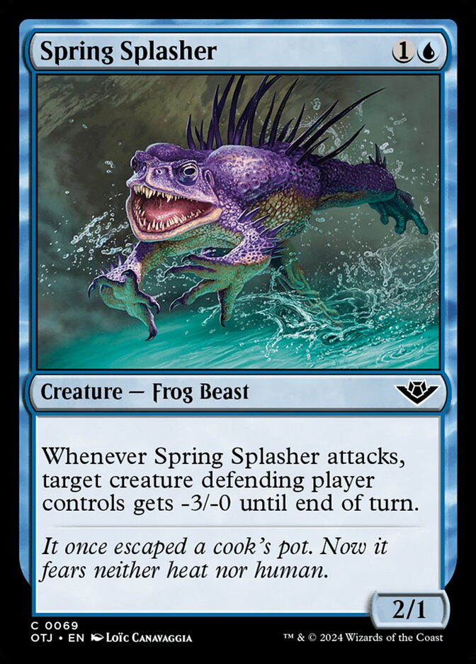 Spring Splasher - (Foil): Outlaws of Thunder Junction