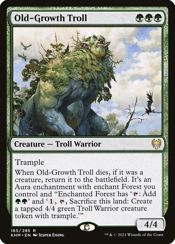 Old-Growth Troll - (Foil): Kaldheim