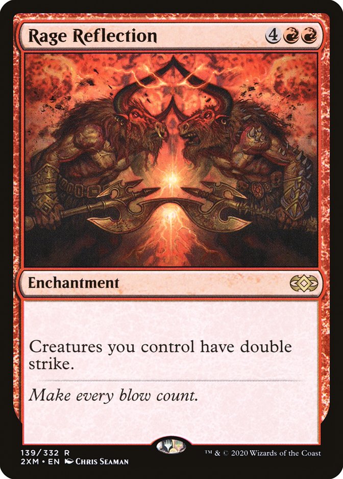 Rage Reflection - (Foil): Double Masters
