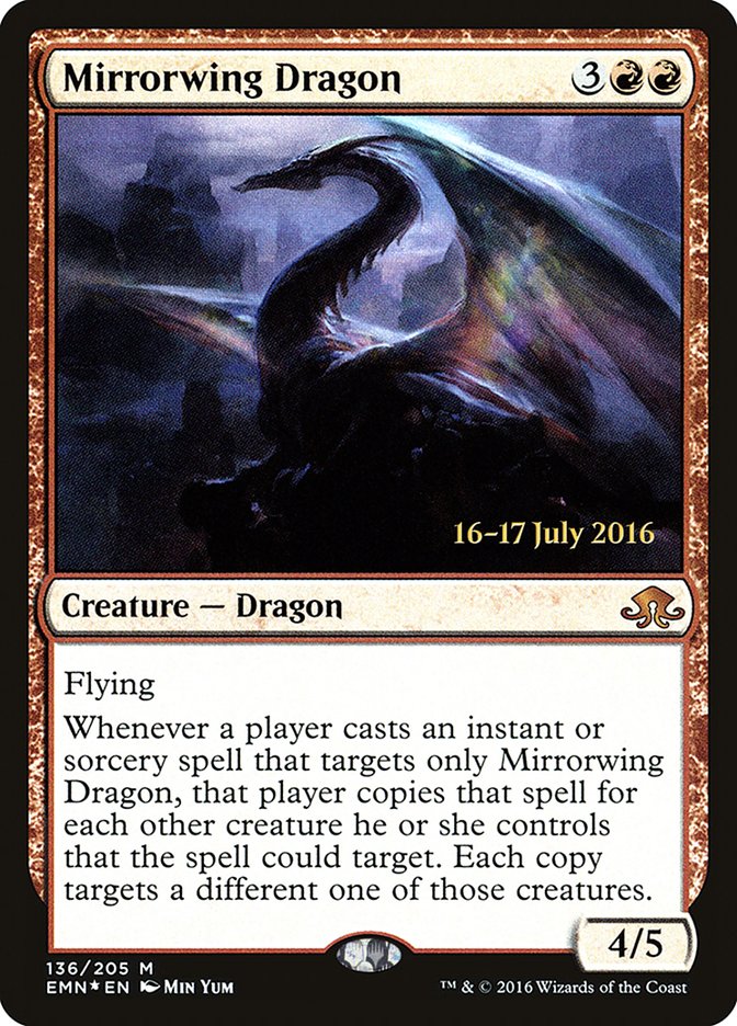 Mirrorwing Dragon (Prerelease) (Eldritch Moon) - (Foil): Eldritch Moon Promos