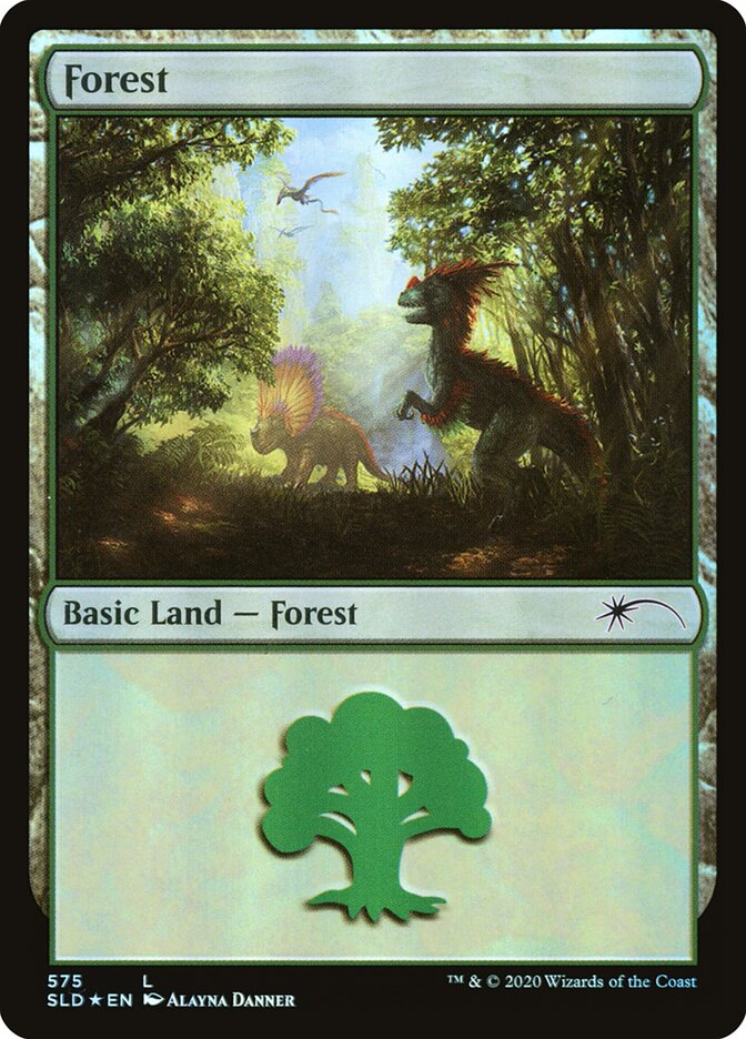 Forest (Secret Lair) (#575) - (Foil): Secret Lair Drop