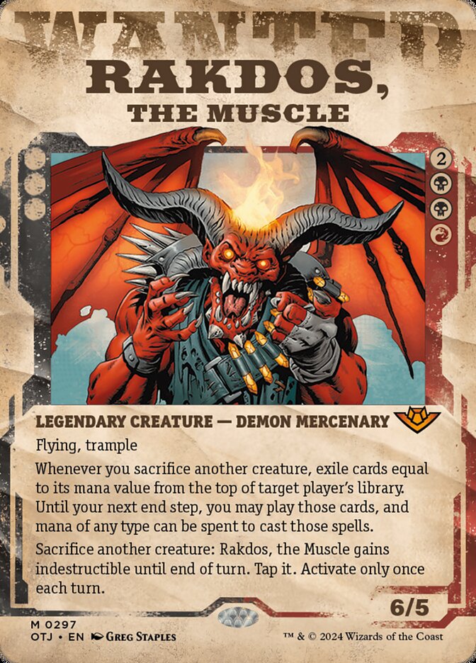 Rakdos, the Muscle (Showcase): Outlaws of Thunder Junction
