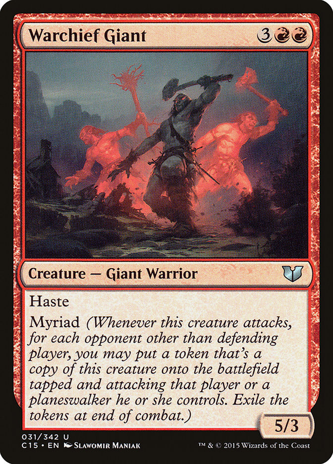 Warchief Giant: Commander 2015