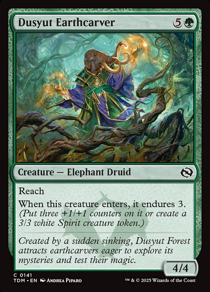 Dusyut Earthcarver - (Foil): Tarkir: Dragonstorm