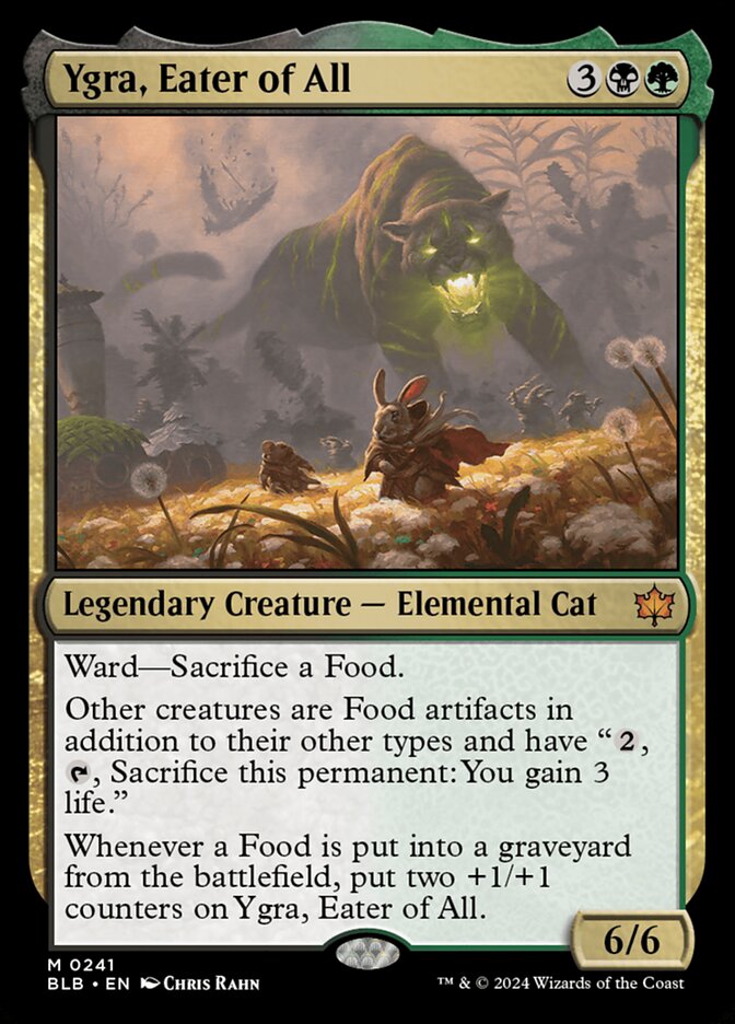 Ygra, Eater of All - (Foil): Bloomburrow
