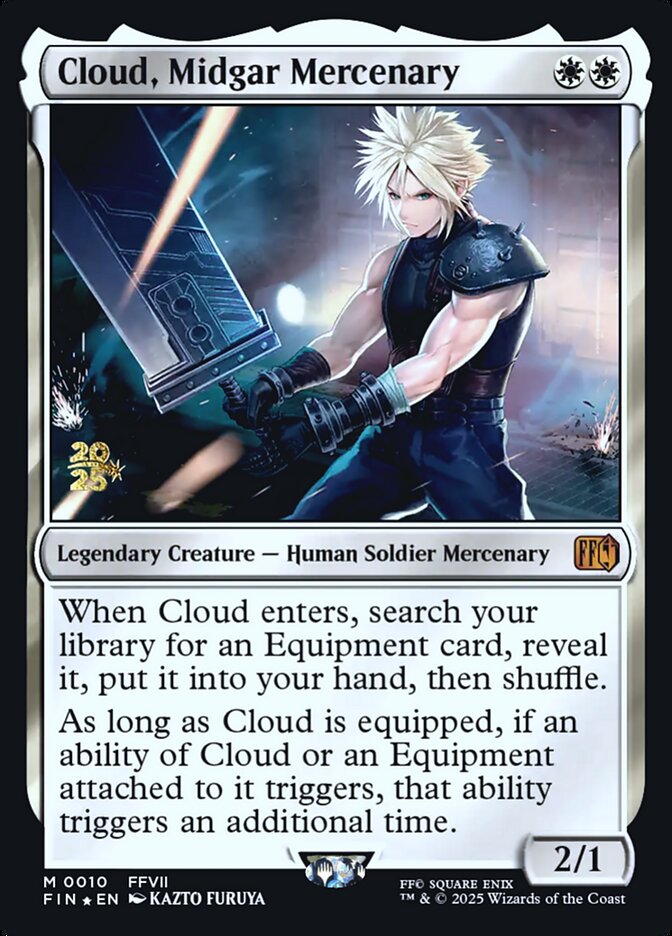 Cloud, Midgar Mercenary (Prerelease) (FINAL FANTASY) - (Foil): Final Fantasy Promos