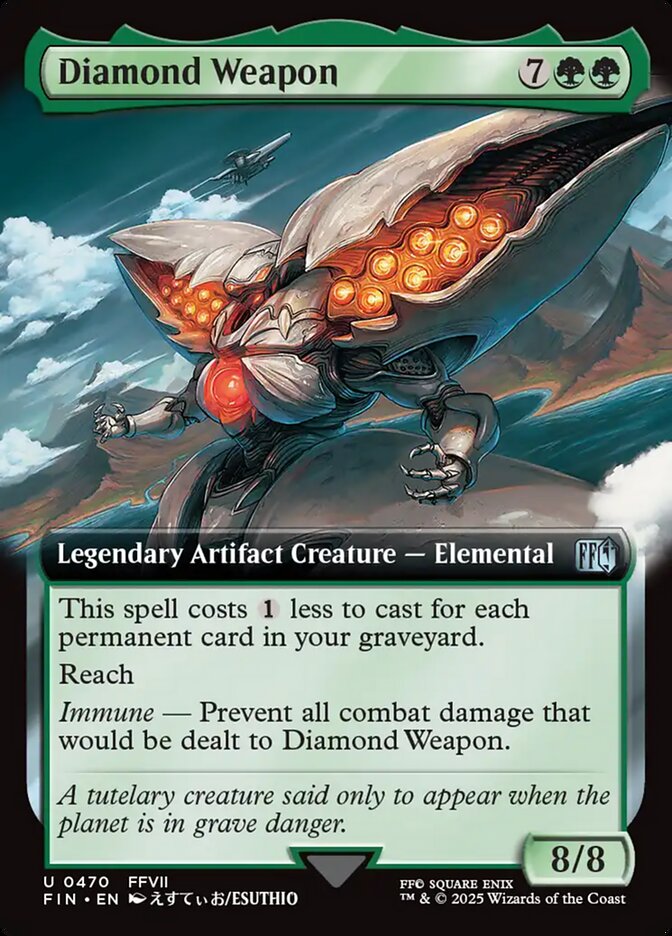 Diamond Weapon (Extended Art) - (Foil): Final Fantasy