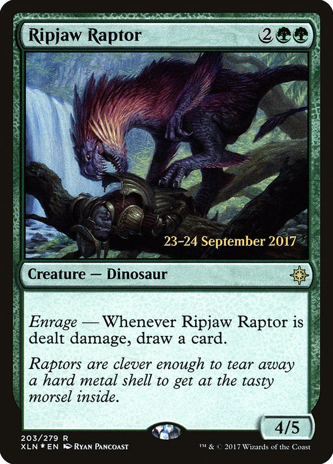 Ripjaw Raptor (Prerelease) (Ixalan) - (Foil): Ixalan Promos