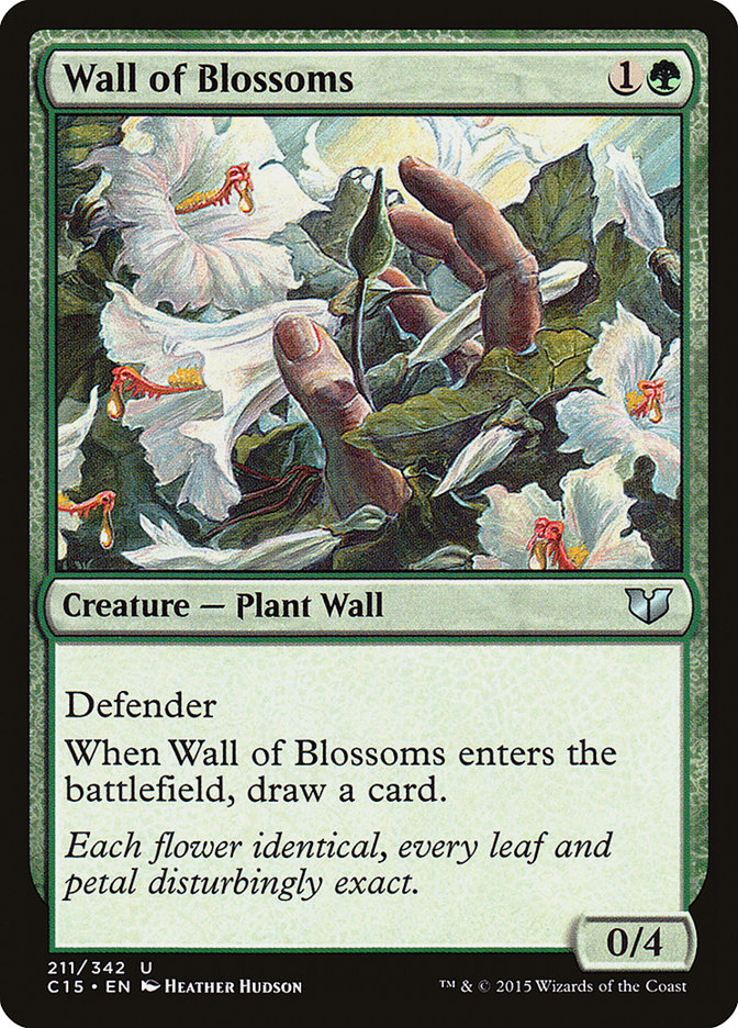 Wall of Blossoms: Commander 2015
