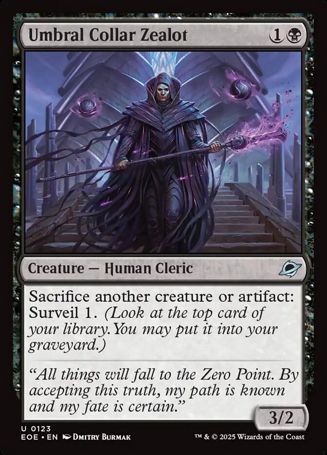 Umbral Collar Zealot - (Foil): Edge of Eternities