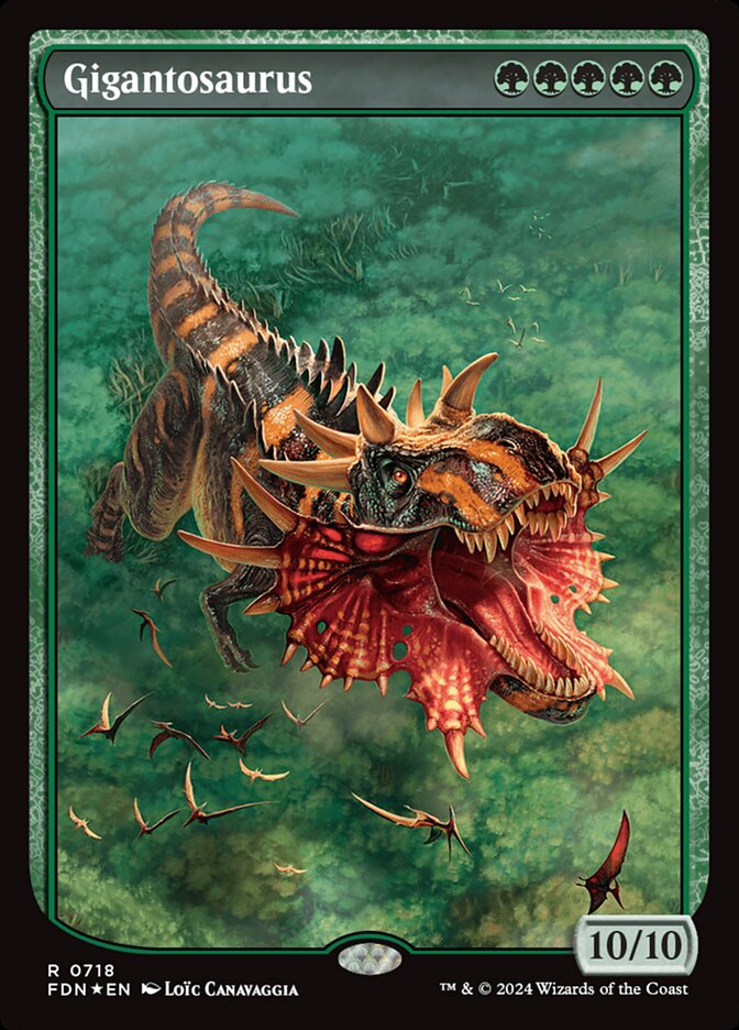 Gigantosaurus (Textless) - (Foil): Foundations