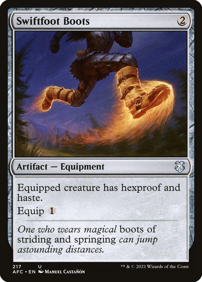 Swiftfoot Boots: Forgotten Realms Commander