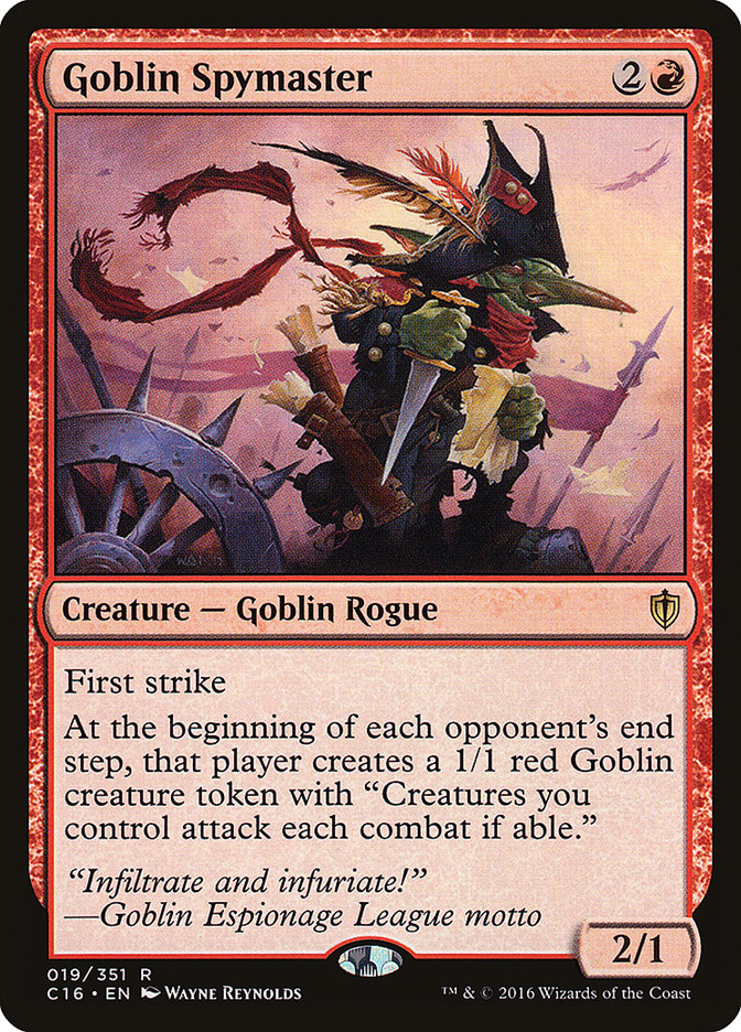 Goblin Spymaster: Commander 2016