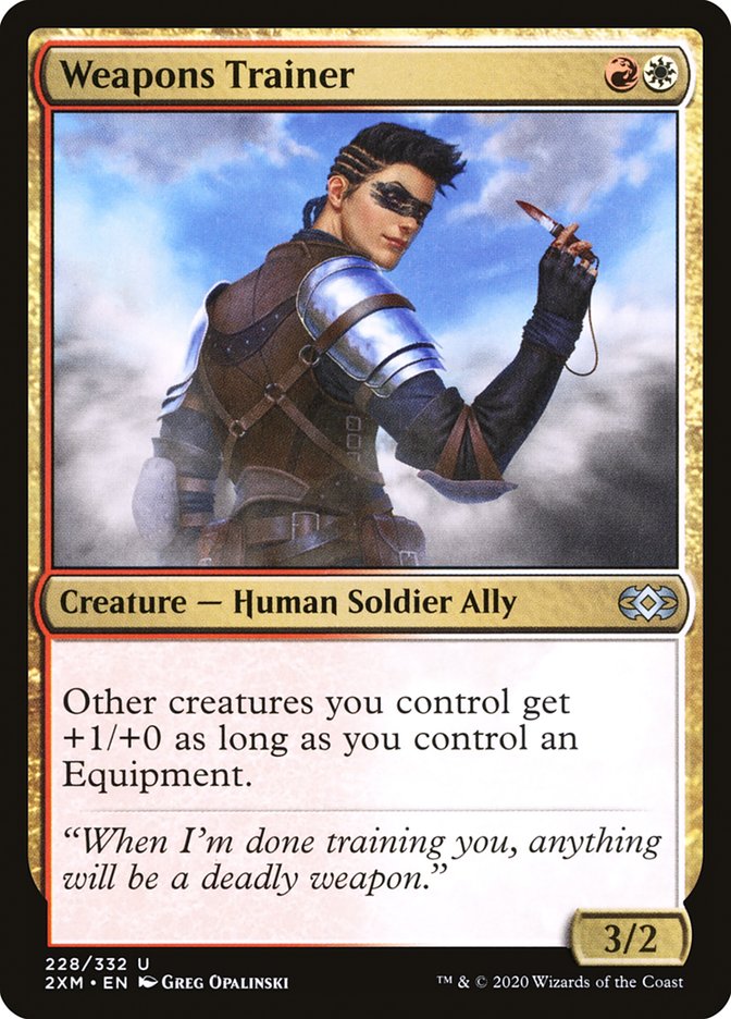 Weapons Trainer - (Foil): Double Masters