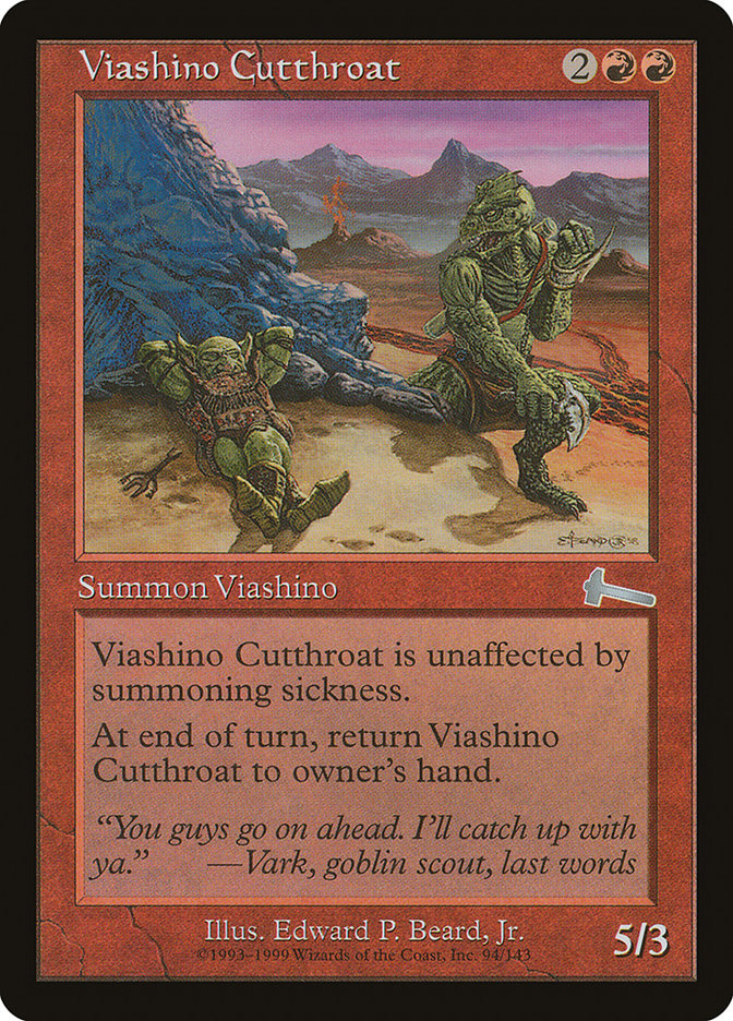 Viashino Cutthroat: Urza's Legacy