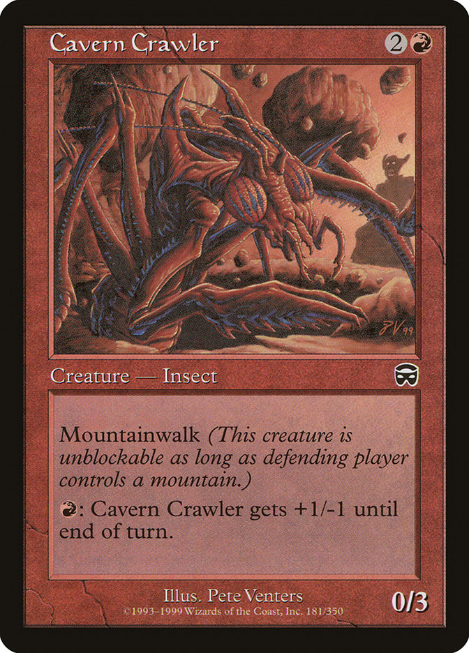 Cavern Crawler - (Foil): Mercadian Masques