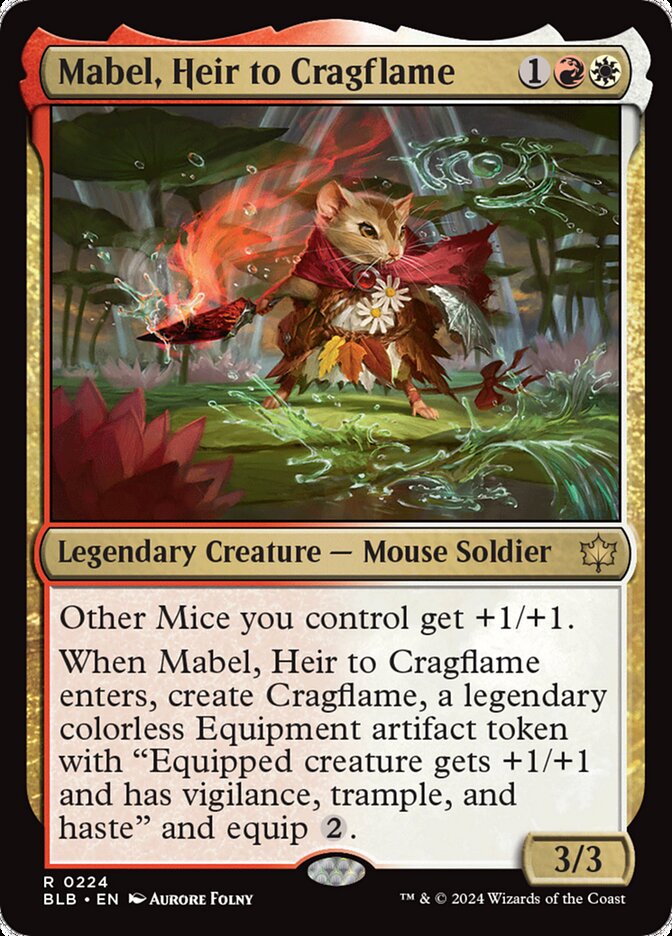 Mabel, Heir to Cragflame: Bloomburrow